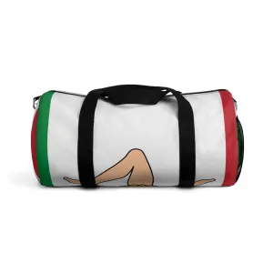 Bold Italian Culture Duffel Bag | Sport Gym Bag with Playful Design