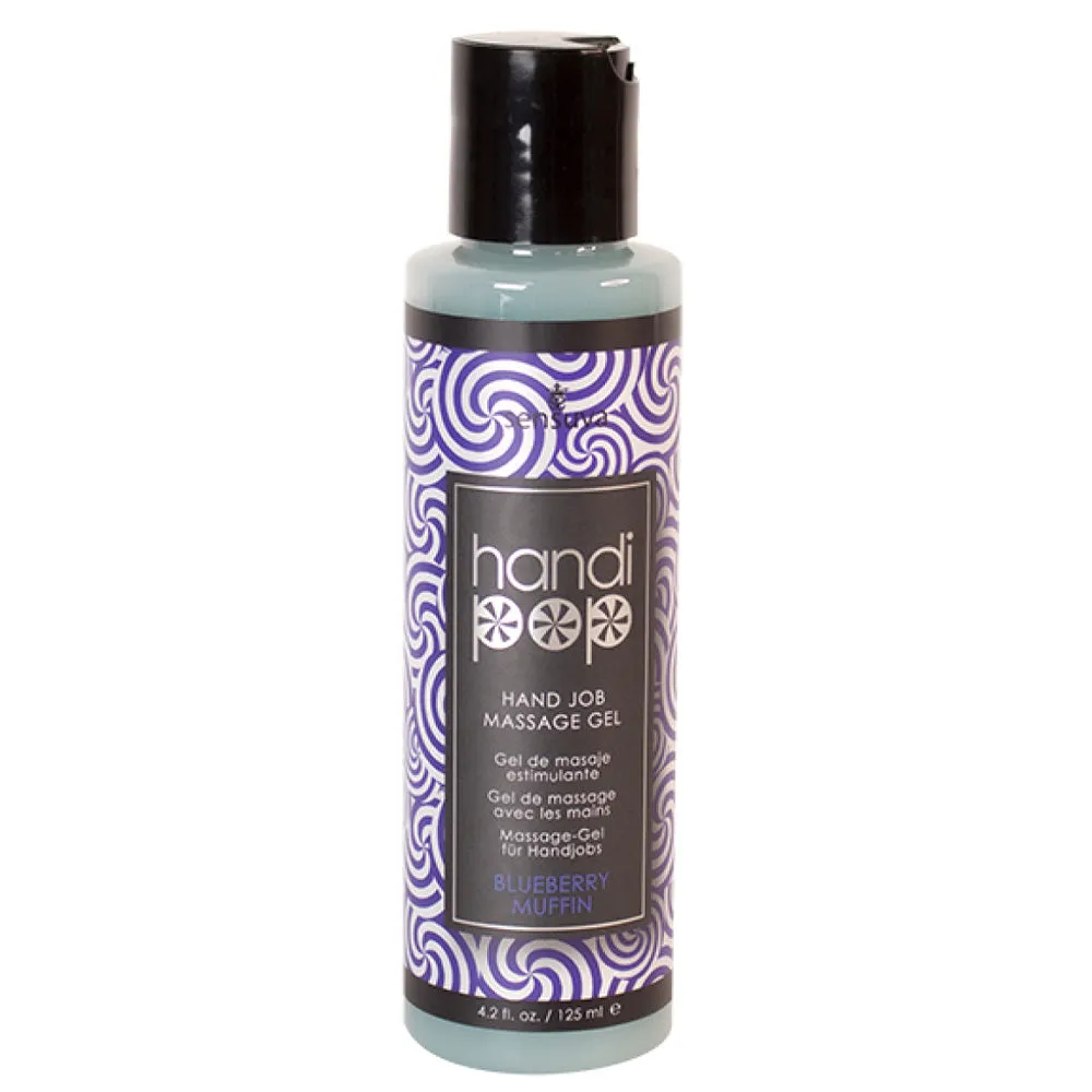 Handipop Edible Handjob Massage Gel Blueberry Muffin Oral Sex Enhancer