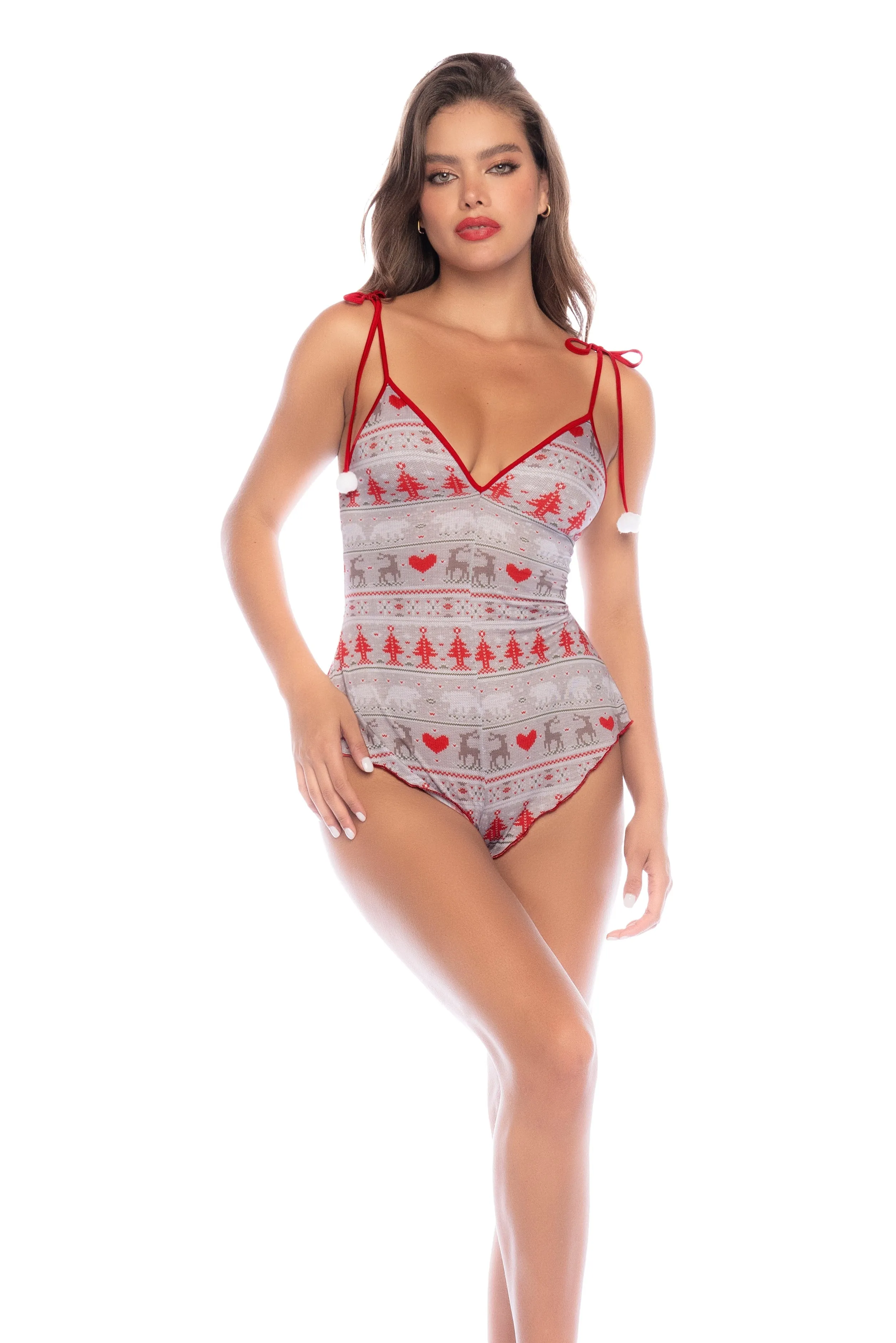 Mapale Lounge Let it Snow Sleep Romper
