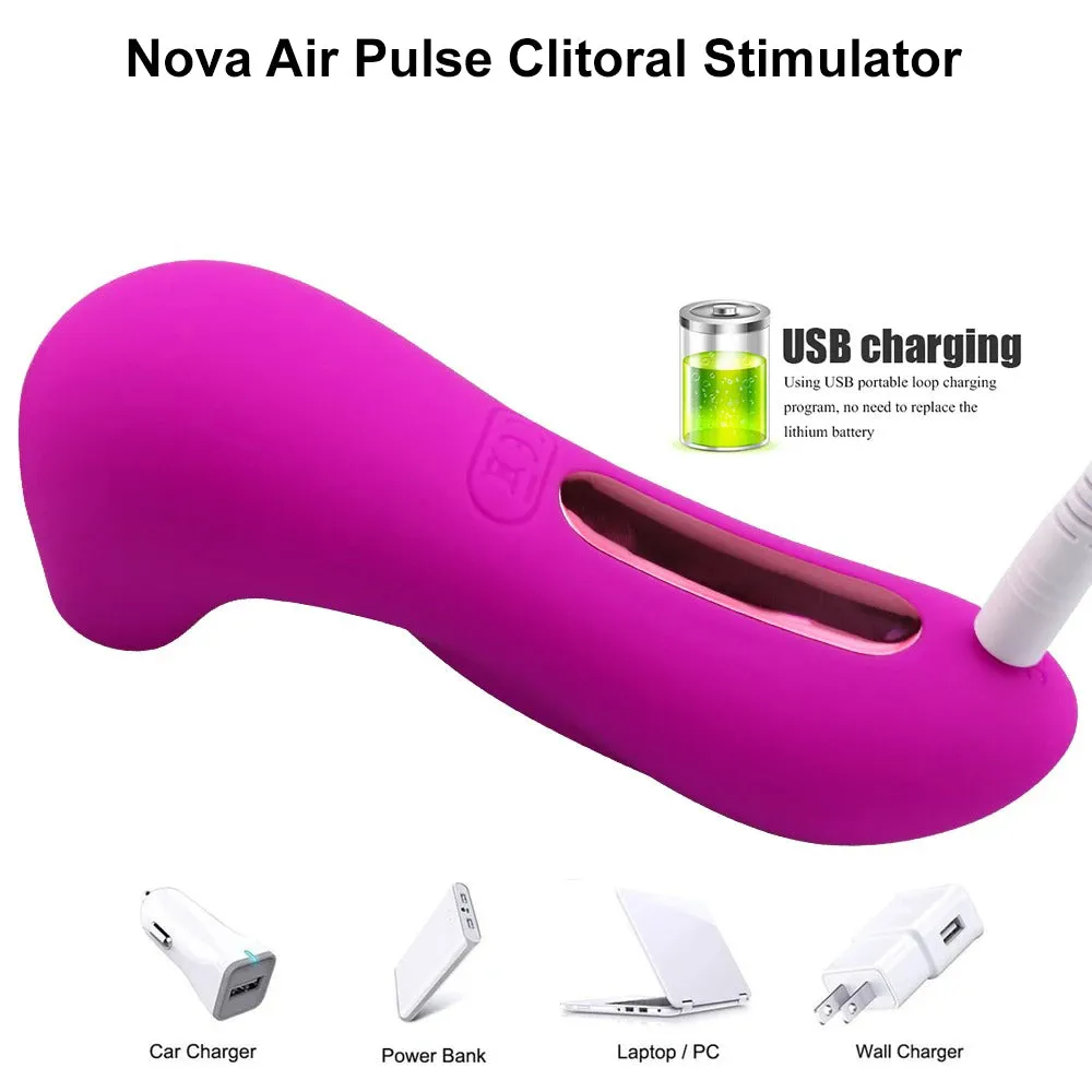 Nova Air Pulse Clitoral Stimulator Oral Sucker Vibrator Sucking Clit Sex Toy