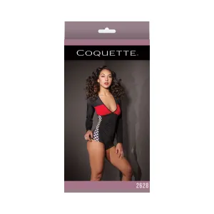 Racer Romper Black & Red Os