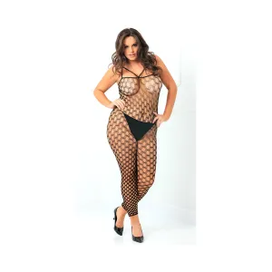Rough Diamond Bodystocking Black Plus Size