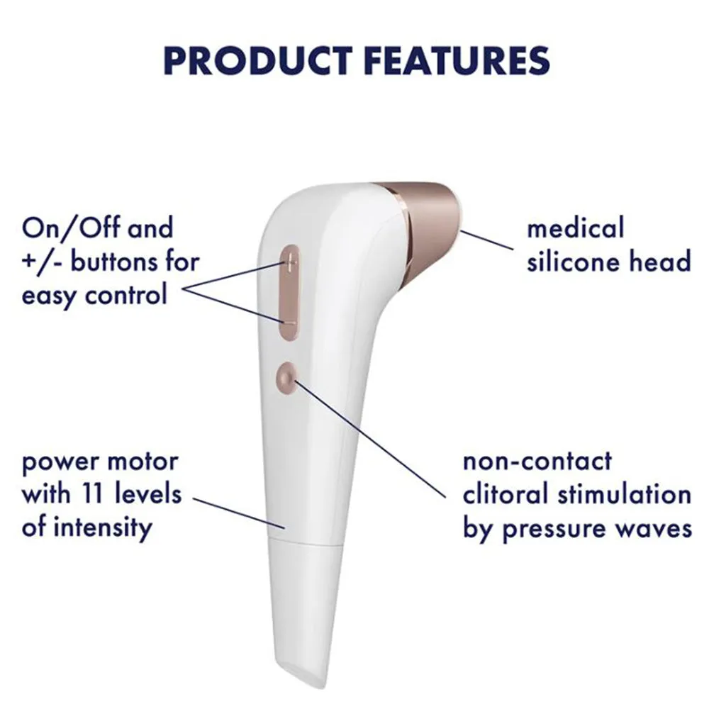 Satisfyer 2 Air Waves Pulse Clitoral Stimulator Clit Sucker Vibrator Sex Toy