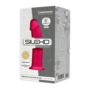SILEXD MODEL 2 Realistic 6Silicone Dildo Suction Cup PINK