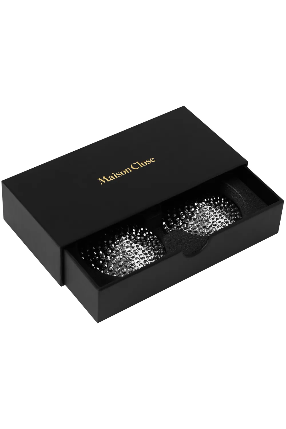 Silver Rhinestone Nipple Pasties
